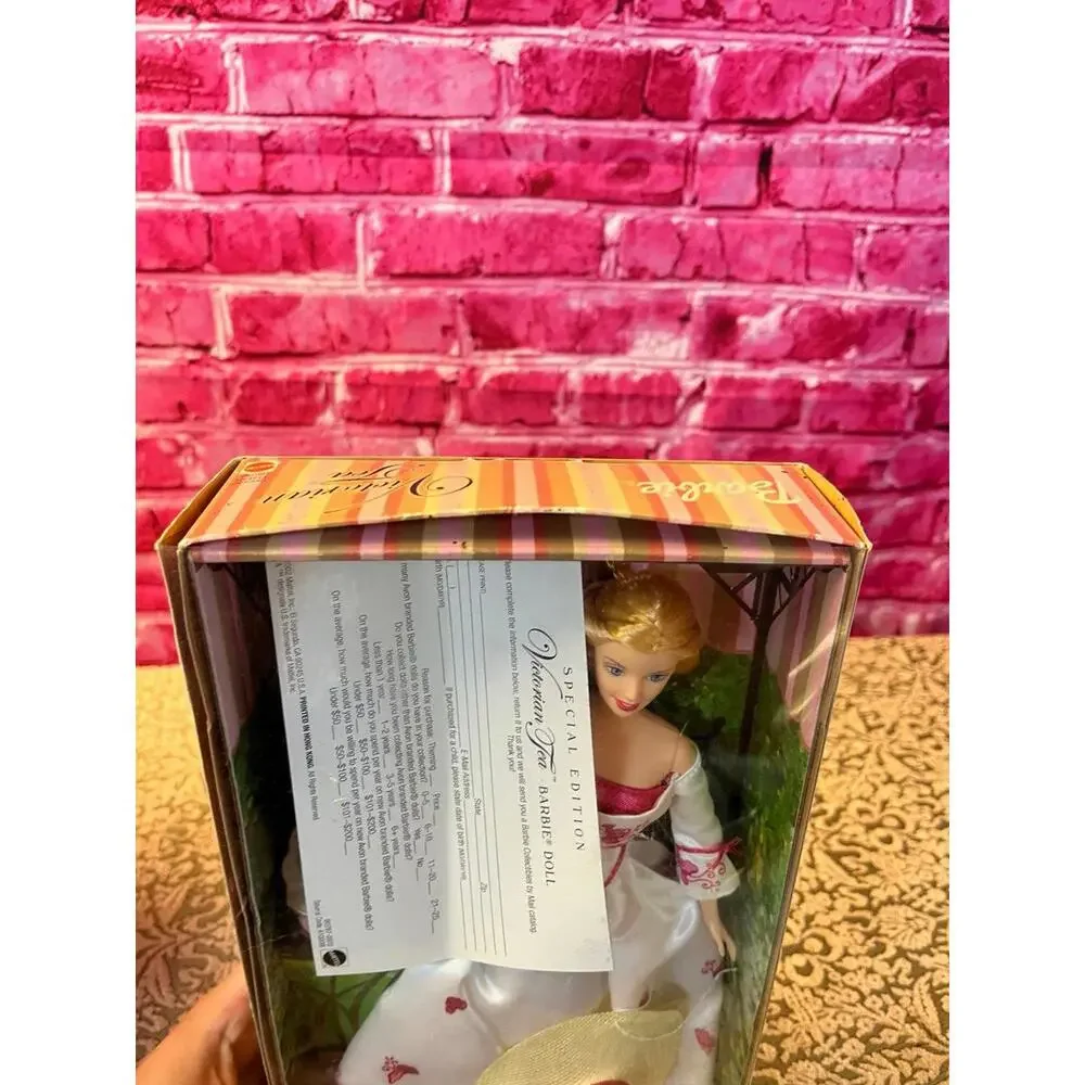 Victorian Tea Barbie Doll Mattel Special Collector Edition 2002‎ WITH Slipcase